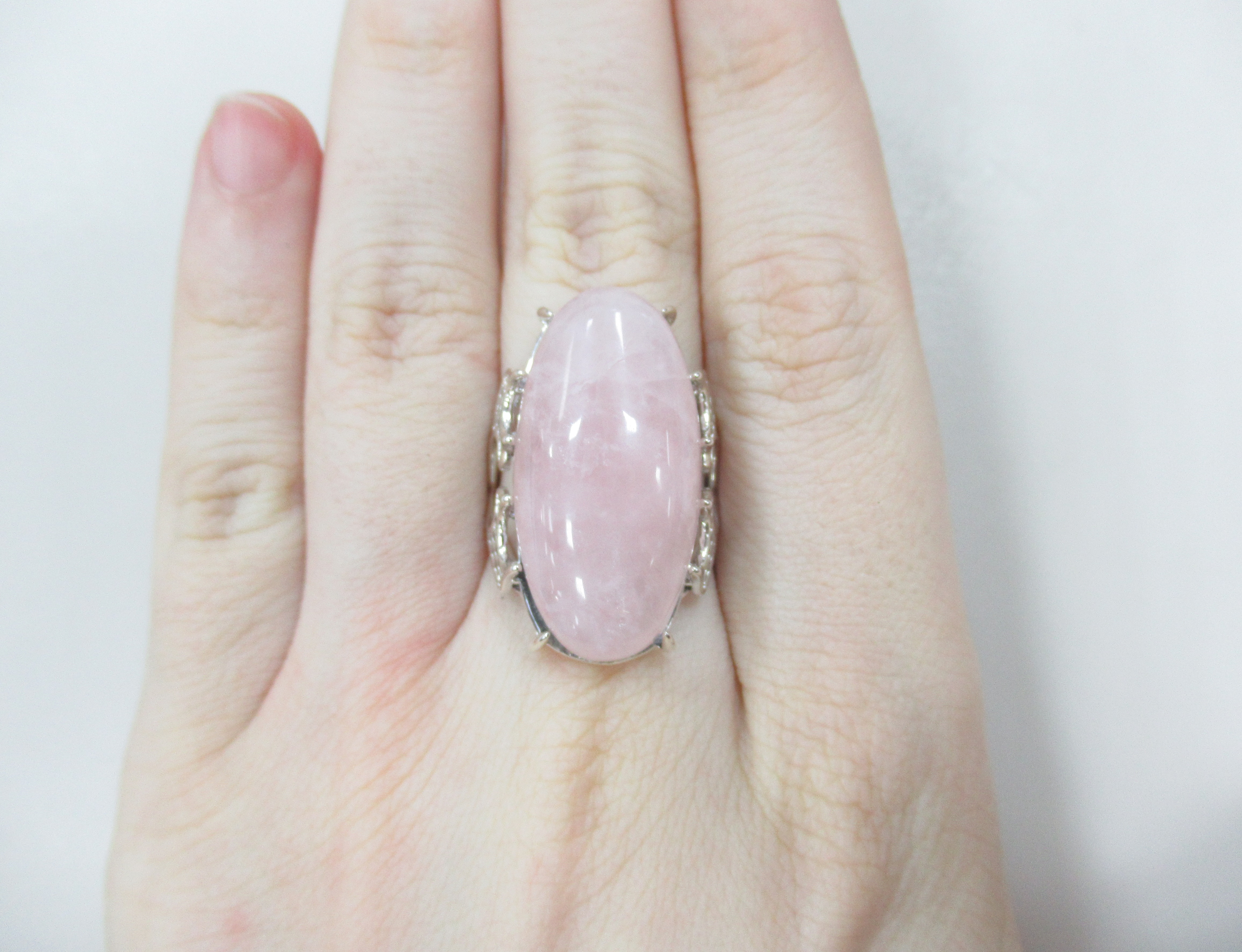 Серебряное кольцо с кварцем